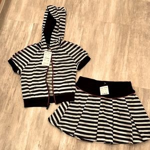 Bebe Sport Skirt Outfit